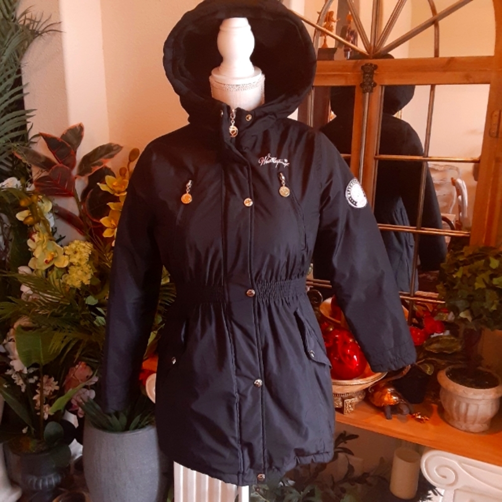 WEATHERPROOF Polyester Full Zip Parka Size Large (14)